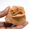 Kleine Wüstenrose Marokkos: natürliches geologisches Fragment - 1