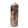 Kristallisiertes Mikroklin-Prismenobjekt – Schwarzer Mondstein - 0