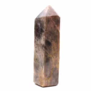 Kristallisiertes Mikroklin-Prismenobjekt – Schwarzer Mondstein