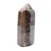 Geometrisches Mikroklinprisma – Seltener schwarzer Mondstein - 3