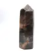 Großes Prisma in Mikroklin – Authentischer schwarzer Mondstein - 0