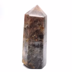 Schlankes Prisma aus schwarzem Mondstein – natürlicher Mikroklin