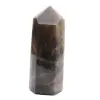 Natürliches Mikroklinprisma – Schwarzes Mondstein-Display - 2