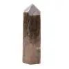 Mikroklin-Mineralienprisma – Authentischer schwarzer Mondstein - 2