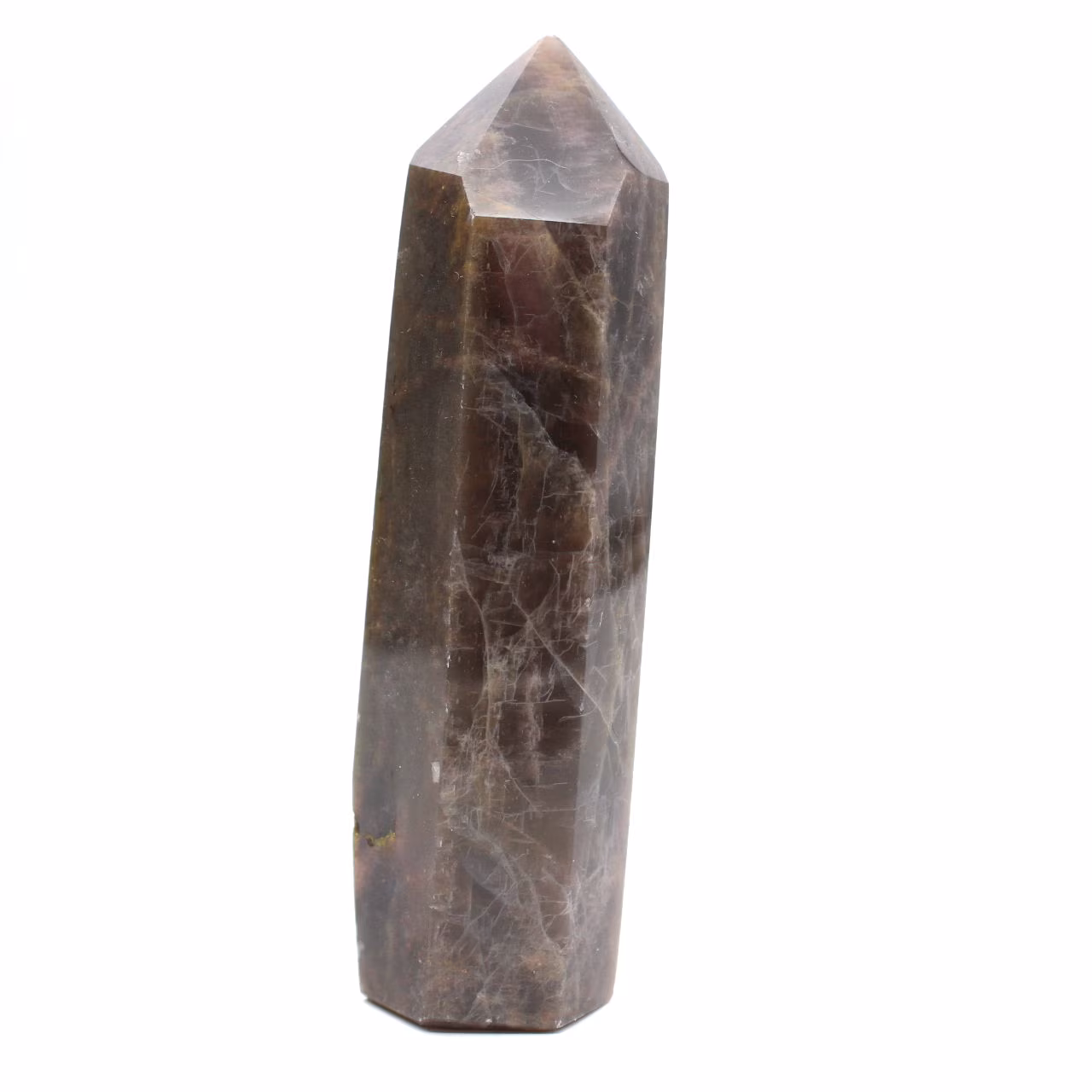 Leichtes Mikroklin-Prisma – Schwarzer Mondstein aus Madagaskar