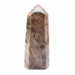 Dunkles Mikroklinprisma – Sammlerstück: Schwarzer Mondstein