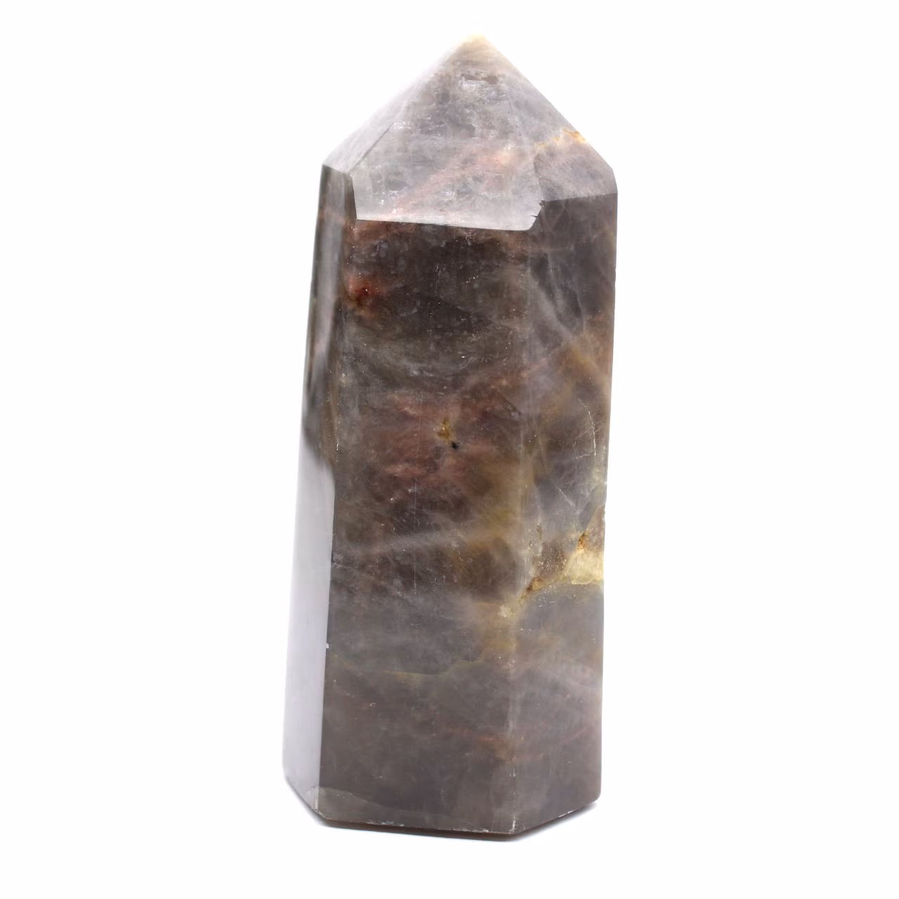 Großes Mikroklinprisma – Schwarzer Mondstein aus Madagaskar