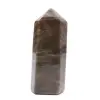 Längliches Mikroklinprisma – Sammlerstück aus schwarzem Mondstein - 0