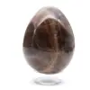 Schwarzes Mondstein-Ei - Mikrokline - 1