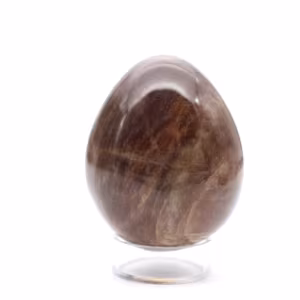 Schwarzes Mondstein-Ei – 205 g