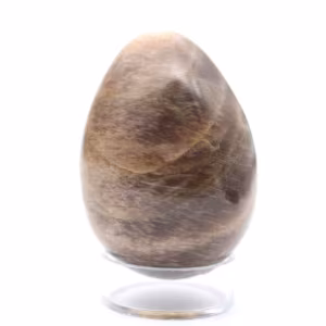 Schwarzes Mondstein-Ei 135 g