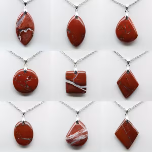 Authentischer roter Jaspis aus Madagaskar