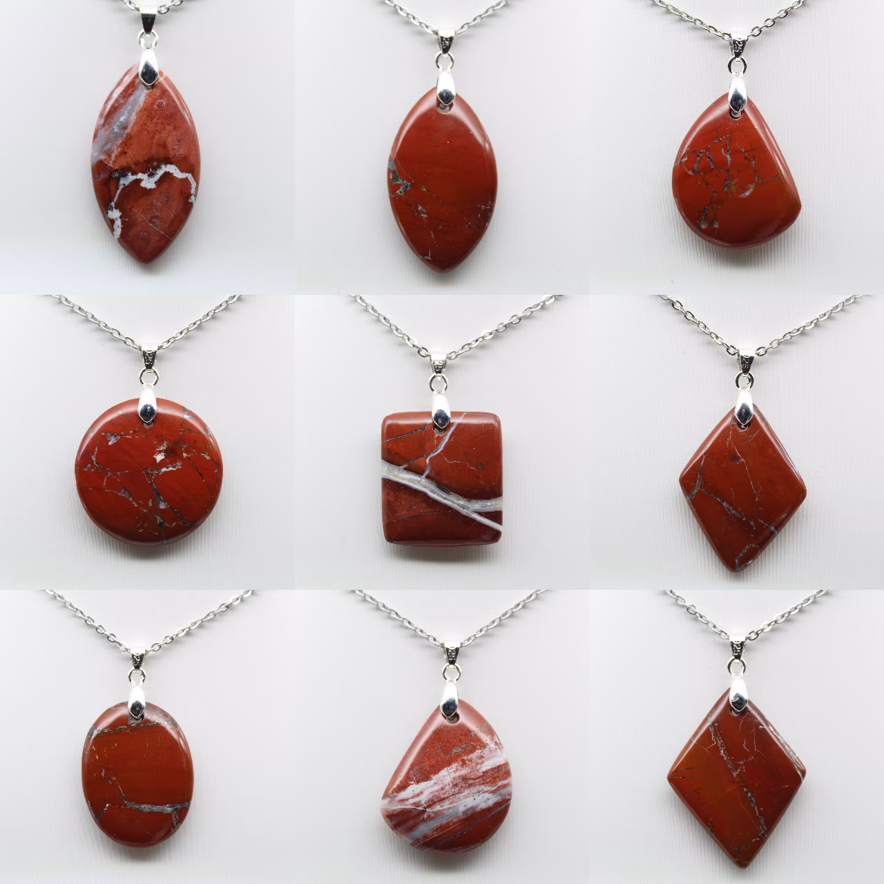 Authentischer roter Jaspis aus Madagaskar