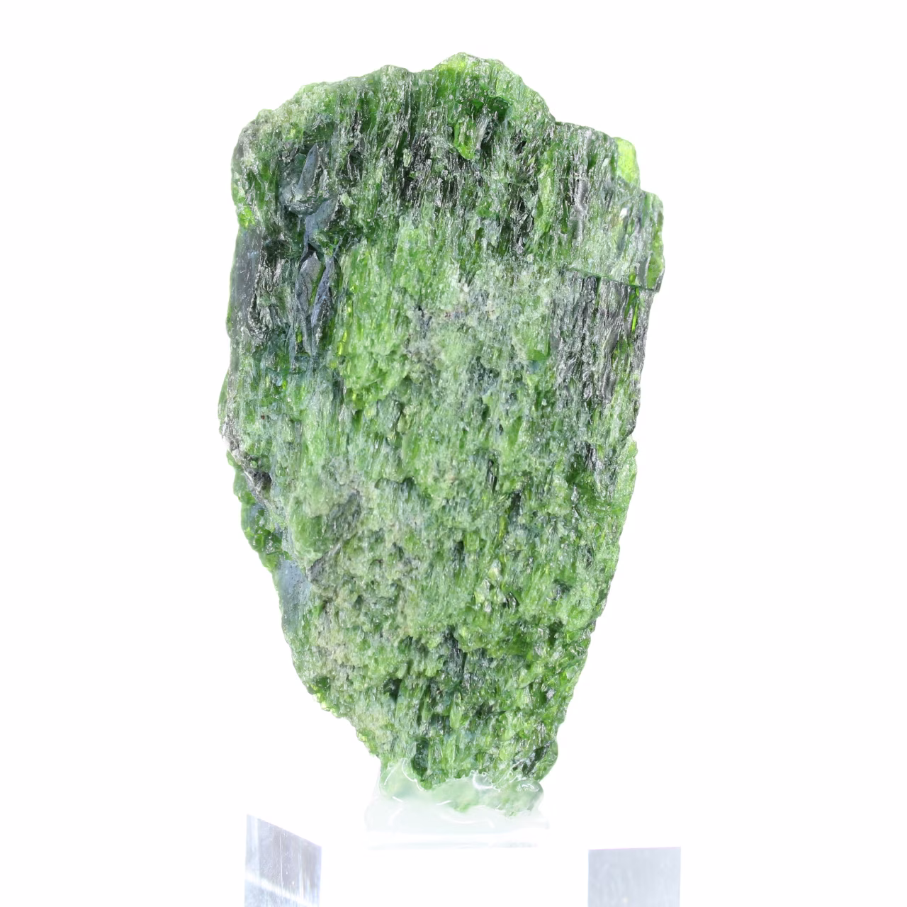Roher Chromdiopsidstein, grünes Mineral aus Finnland, 70 g