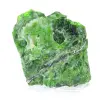 Rohes, natürliches Chromdiopsid, grünes Exemplar aus Finnland, 80 g - 0