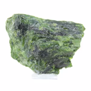 Rohes Chromediopsid, grünes Sammlermineral, Finnland, 80 g