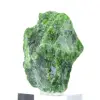 Rohes finnisches Chromerdiopsid, grüne Probe auf Boden 80 g - 2