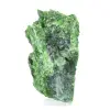 Rohes finnisches Chromerdiopsid, grüne Probe auf Boden 80 g - 3