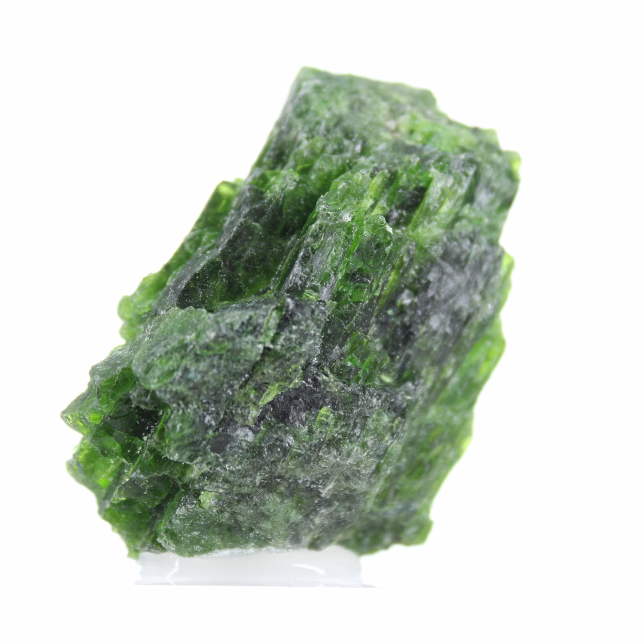 Roher Chromediopsidstein aus Finnland, Chrompyroxen, 55 g