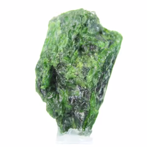 Rohes Chromediopsid, finnische Mineralprobe 55 g