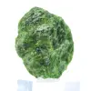 Rohes Chromediopsid auf Trägermaterial, grünes Silikat aus Finnland, 60 g - 2