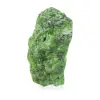 Rohes Chromediopsid auf Trägermaterial, grünes Silikat aus Finnland, 60 g - 3