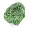 Rohes Chromediopsid auf Trägermaterial, grünes Silikat aus Finnland, 60 g - 5