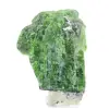 Finnisches Rohchromdiopsid, natürliches Mineral auf einer Basis, 55 g - 0