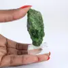 Rohchromdiopsid auf einem Sockel, skandinavisches Exemplar, 50 g - 1