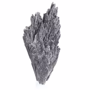 Cyanite noire du Brésil, cristal lamellaire authentique 40 g