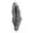 Cyanite noire brésilienne, cristal naturel sur socle acrylique 35 g