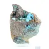 Natürlicher Brochantit aus Chile auf Ganggestein – Rohmineral - 0