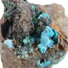 Natürlicher Brochantit aus Chile auf Ganggestein – Rohmineral - 5