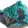Grünes Brochantit-Mineralogieexemplar aus Chile auf einem Sockel - 5
