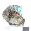 Rohbrochantit-Sammlerstein aus Chile auf einem Sockel - 2