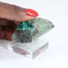 Natürlicher Brochantit auf Ganggestein aus Chile mit Basis - 1