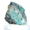 Rohe Brochantitkristalle auf Ganggestein aus Chile auf Grund - 2