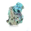 Exemplar von natürlichem Brochantit aus Chile auf einem Sockel - 3