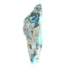 Rohes Brochantit-Mineral aus Chile auf einem Sockel - 2