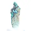 Rohes Brochantit-Mineral aus Chile auf einem Sockel - 4