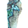 Rohes Brochantit-Mineral aus Chile auf einem Sockel - 5
