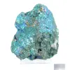 Chalcopyrite irisée du Mexique, agrégats métalliques sur socle - 4