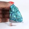 Chalcopyrite du Mexique en agrégat allongé aux reflets irisés - 1