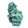 Großes Aggregat aus nadeliger Malachit aus der DR Kongo auf Acrylsockel - 4