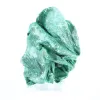 Seidige Malachit aus Kongo-Kinshasa, Sammlermineral auf Sockel - 0