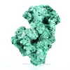 Schlanke faserige Malachit aus der DR Kongo, authentisches Mineral auf Sockel - 0