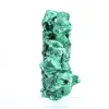 Schlanke faserige Malachit aus der DR Kongo, authentisches Mineral auf Sockel - 2