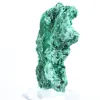 Faserige Malachit mit flachem Profil aus der DR Kongo, dekoratives Mineral auf Sockel - 3