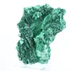Faserige Malachit mit flachem Profil aus der DR Kongo, dekoratives Mineral auf Sockel - 4