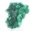 Faserige Malachit mit flachem Profil aus der DR Kongo, dekoratives Mineral auf Sockel - 5